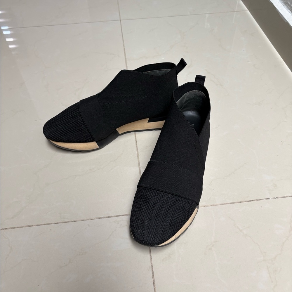 Balenciaga Black Slip-On Footwear